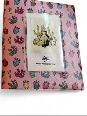Valfré Pink Cactus Pattern Photo Album